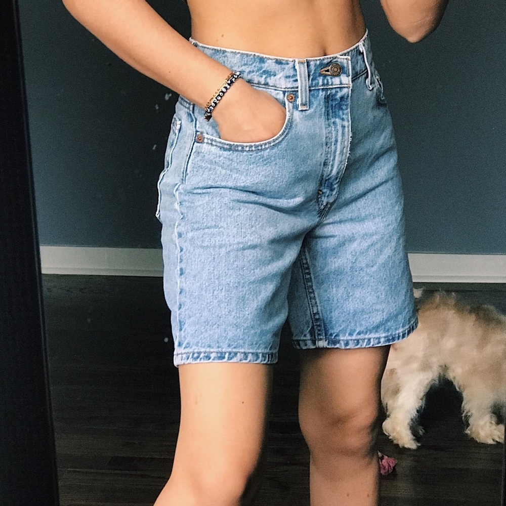 MAJOR ISO LONG DENIM SHORTS